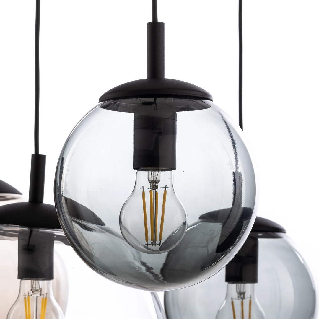 Hängeleuchte Esme Glas Multicolor Fünfflammig Dezentral Deckenlampe Lampe Spot B-Ware - 5901780547967