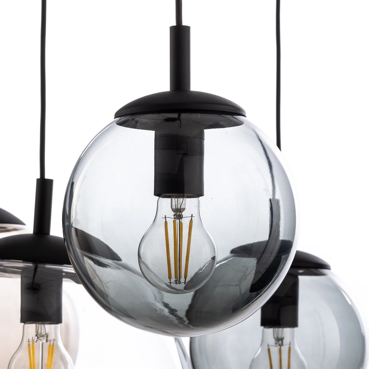 Hängeleuchte Esme Glas Multicolor Fünfflammig Dezentral Deckenlampe Lampe Spot B-Ware - 5901780547967