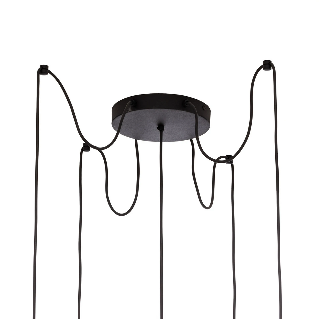 Hängeleuchte Esme Glas Multicolor Fünfflammig Dezentral Deckenlampe Lampe Spot B-Ware - 5901780547967