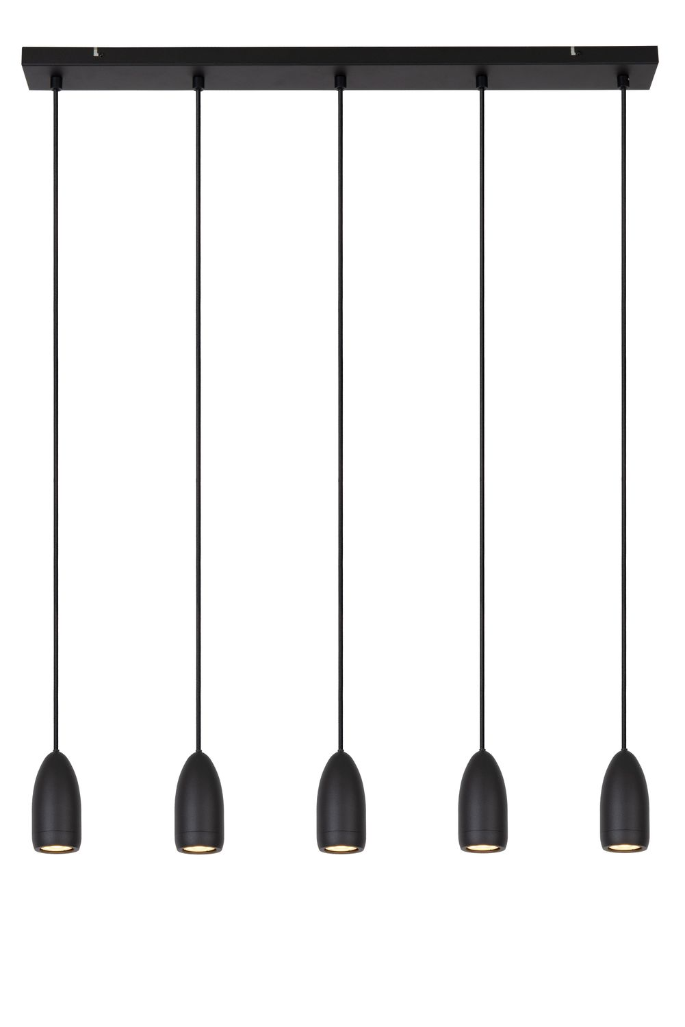 Lucide Evora Hängeleuchte Deckenleuchte Pendelleuchte Lampe 5 Flg Schwarz Gu10  B-Ware - 5411212452528