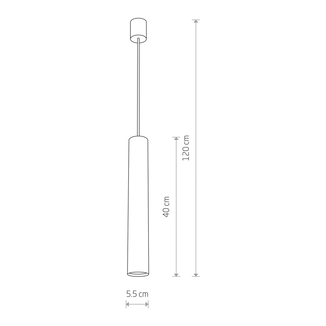 Nowodvorski Lighting Hängeleuchte Pendelleuchte Eye Graphit Schirmhöhe 40 Cm     B-Ware - 5903139545693