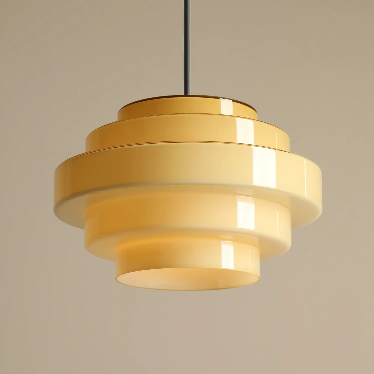 B-Ware Aldex Hängeleuchte Pendelleuchte Filo ø28cm Glas Deckenlampe Leuchte Gelb Met865 - 5904798660253