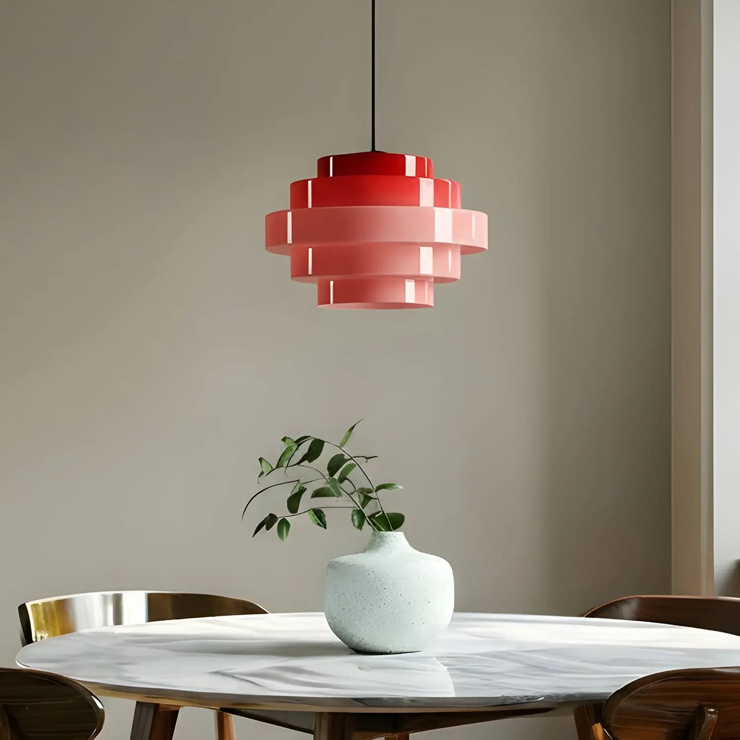 B-Ware Aldex Hängeleuchte Pendelleuchte Lampe Filo Glas Metall Rot Esszimmer ø 28 Cm510 - 5904798660079