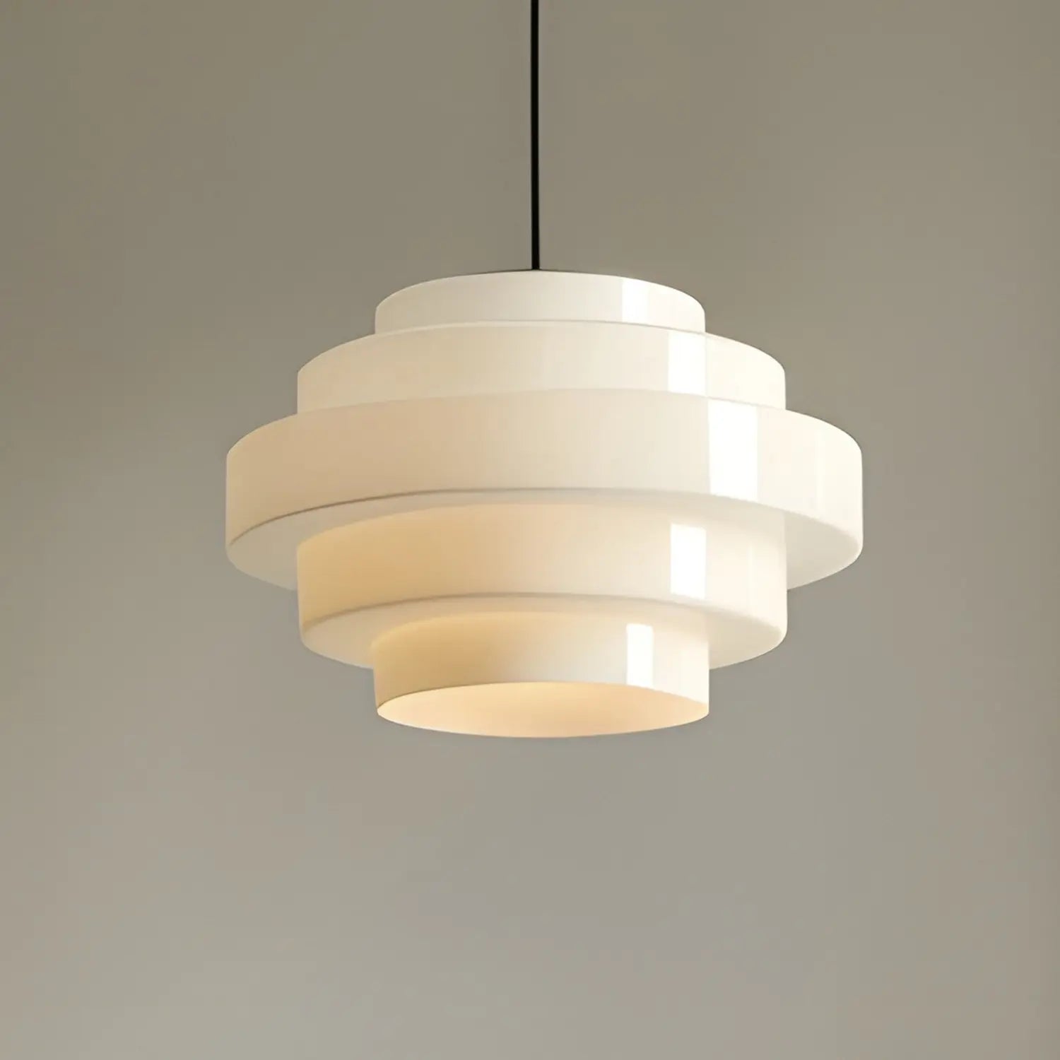 B-Ware Filo Hängeleuchte Pendelleuchte Lampe Weiß Glas ø 28 Cm 1 Flammig Metall888 - 5904798660345