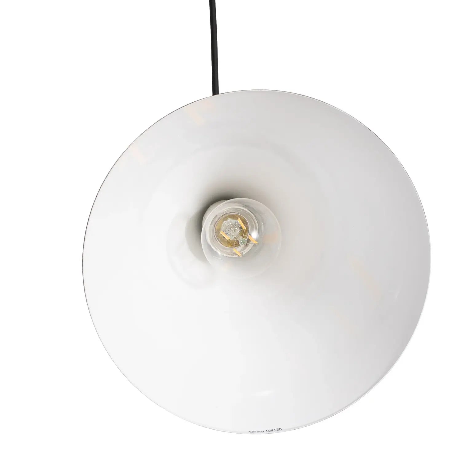 B-Ware Hängeleuchte Pendelleuchte Form Deckenlampe Metall Kegel Form E27 ø24cm Schw451 - 5904798657277