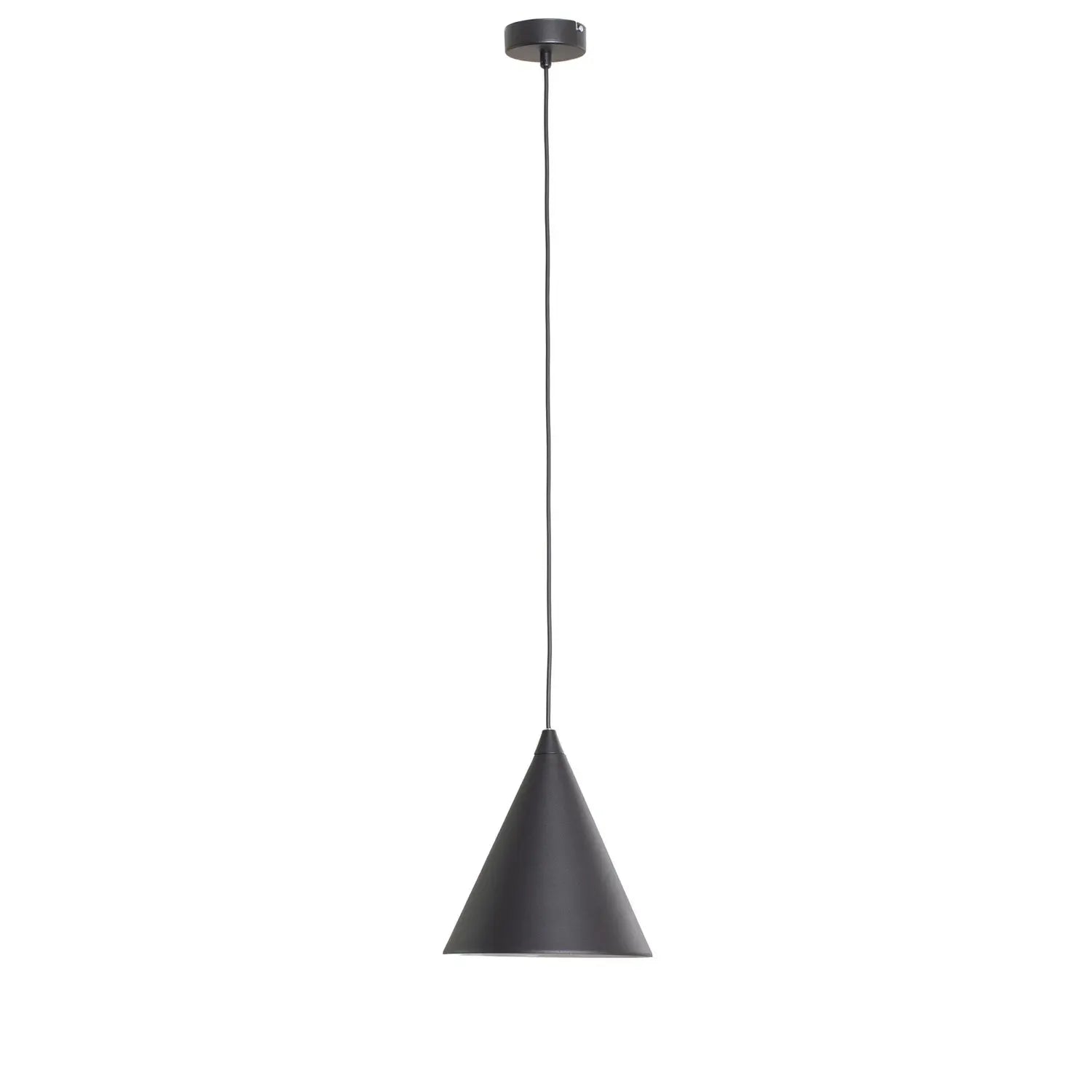 B-Ware Hängeleuchte Pendelleuchte Form Deckenlampe Metall Kegel Form E27 ø24cm Schw451 - 5904798657277