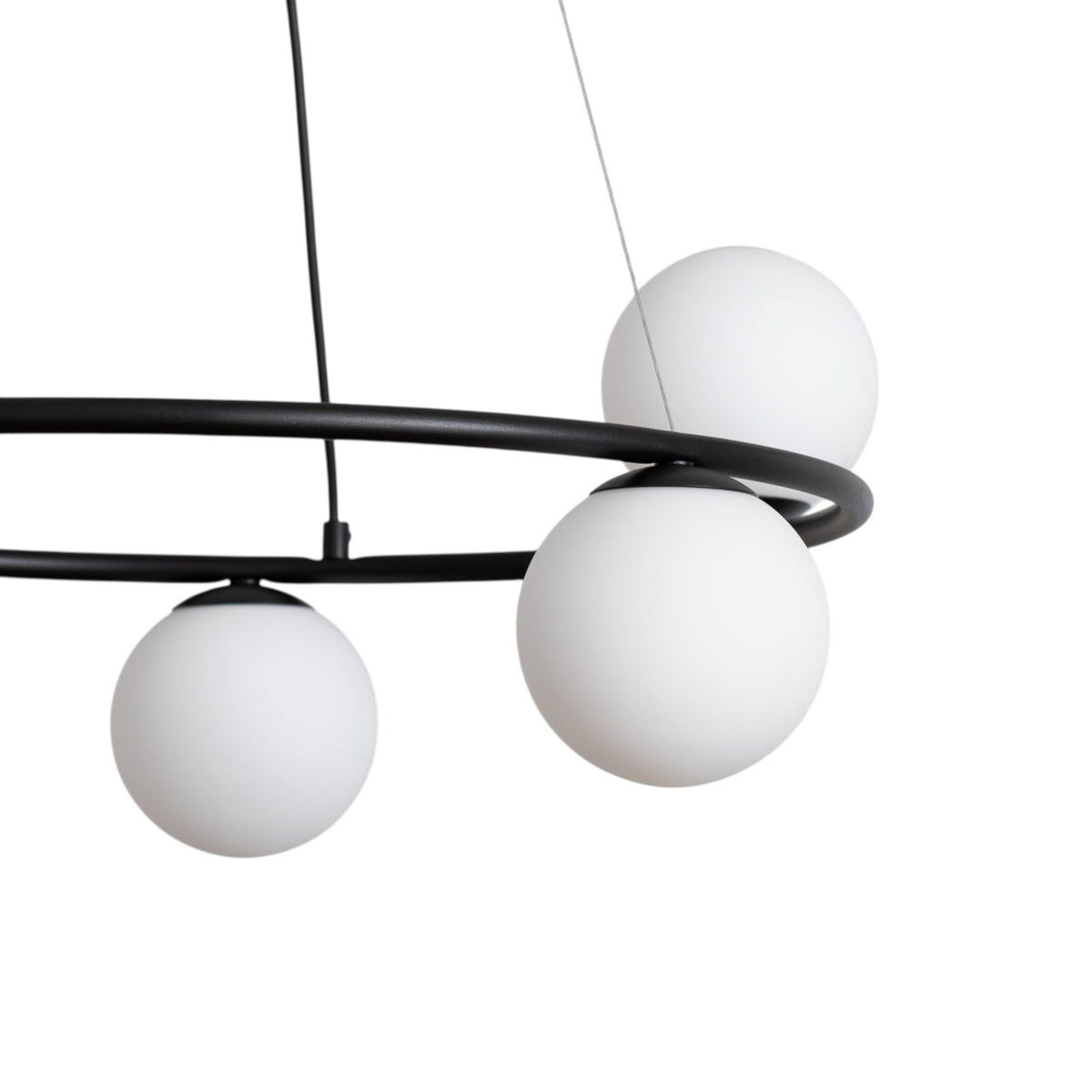 Hängeleuchte Gama Pendelleuchte schwarz Leuchte Lampe Glas G9 LED 5-flammig 68cm - 5907554417719