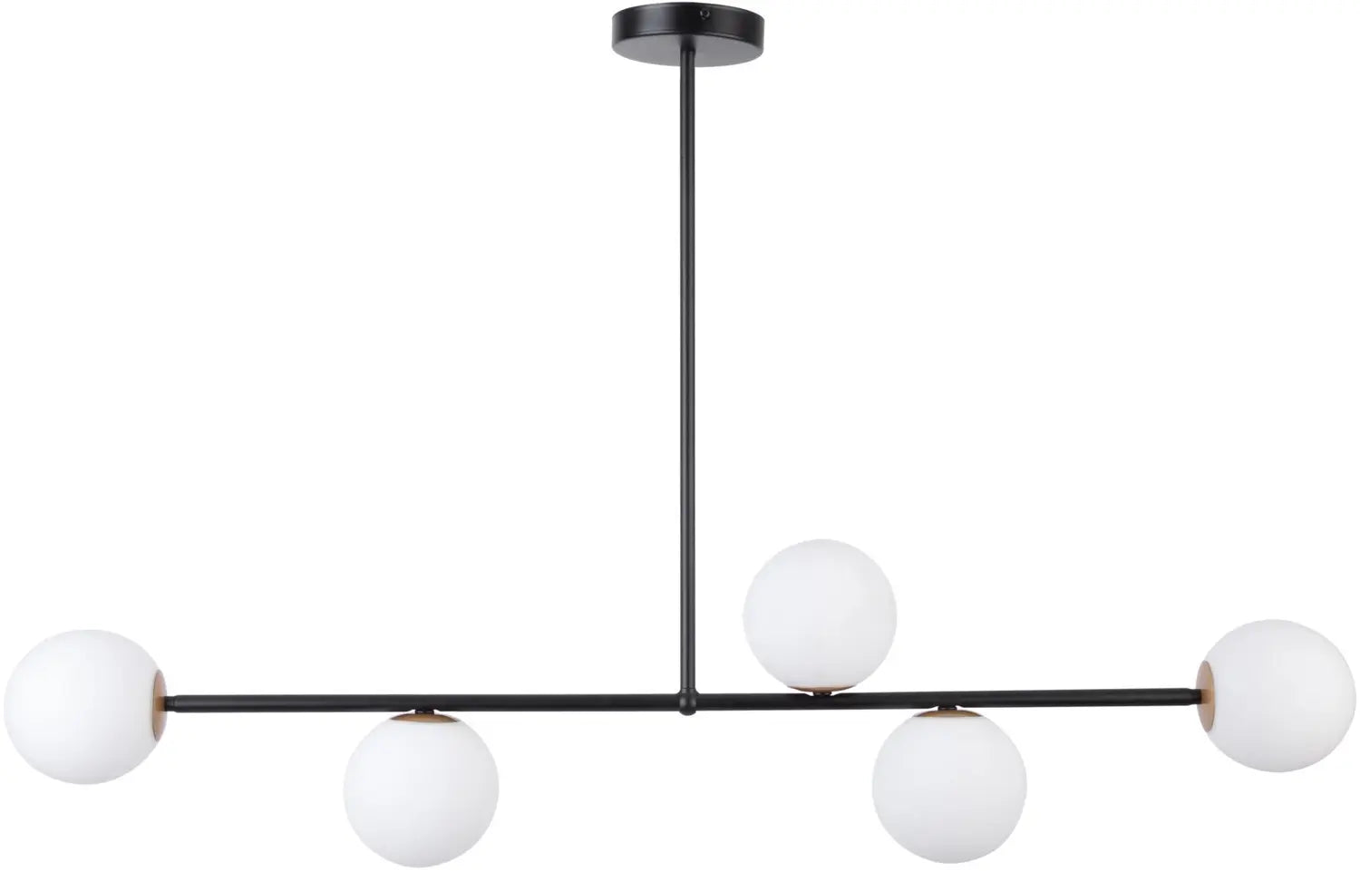 B-Ware Euluna Hängeleuchte Hängeleuchte Lampe Leuchte Decke Gama 5 Fünfflammig Schwarz - 5907554411137