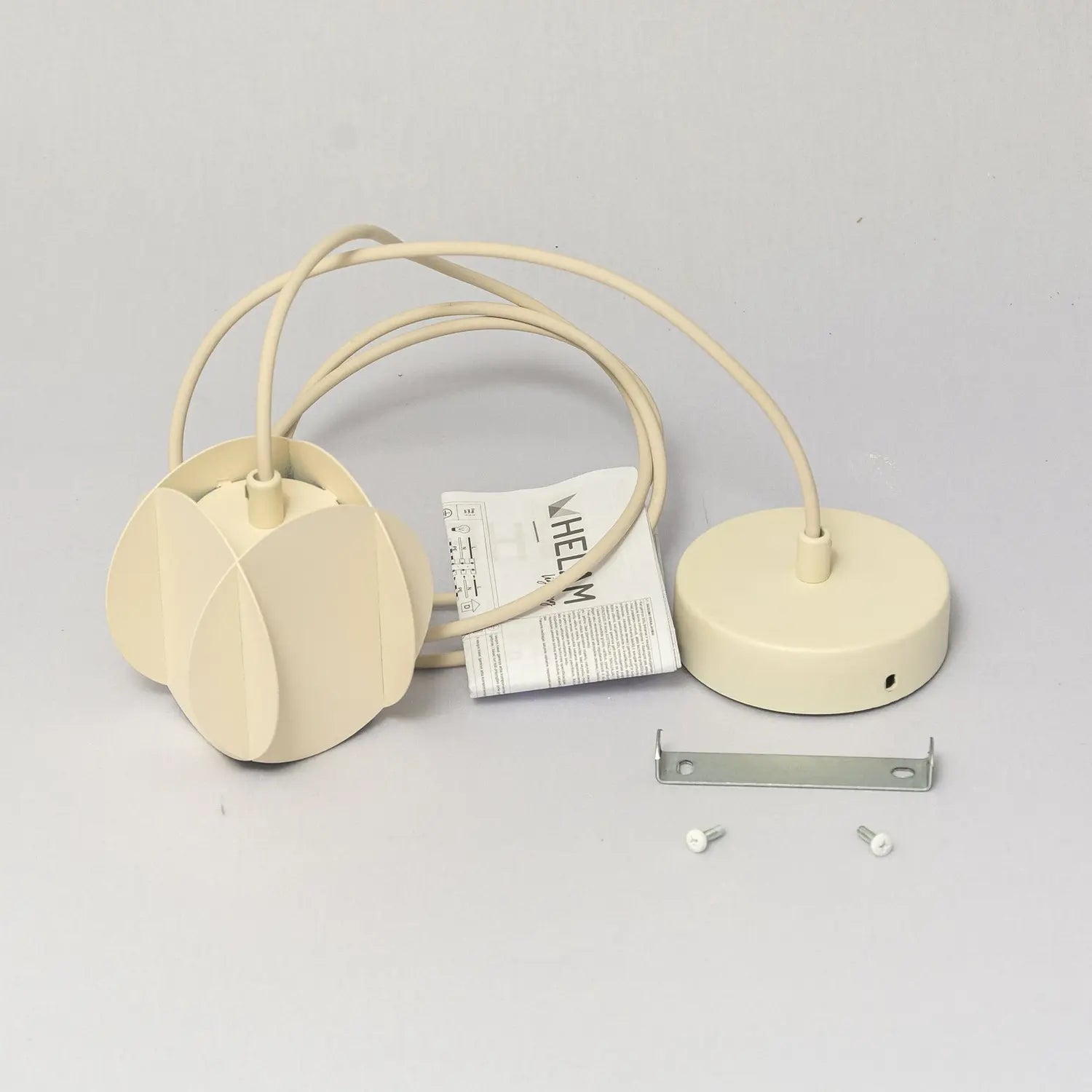 B-Ware Hängeleuchte Pendelleuchte Gambit Cremeweiß Metall Lampe ø10cm Gu10 Led  - 5902349236575