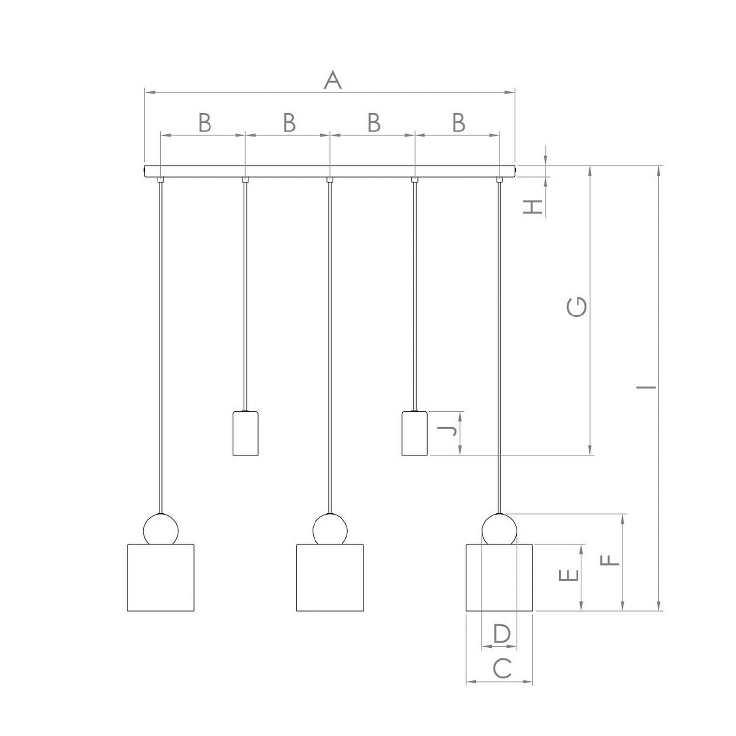 B-Ware Eglo Gazzola Hängeleuchte Pendelleuchte Beleuchtung 5 Flammig Esszimmerlampe - 9008606235889
