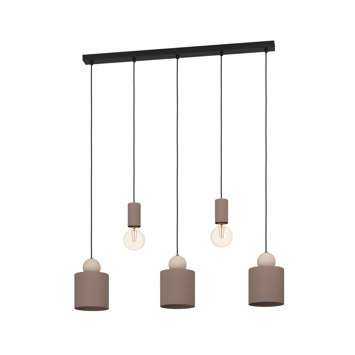 Eglo Gazzola Hängeleuchte Pendelleuchte Beleuchtung 5 flammig Esszimmerlampe - 9008606235889