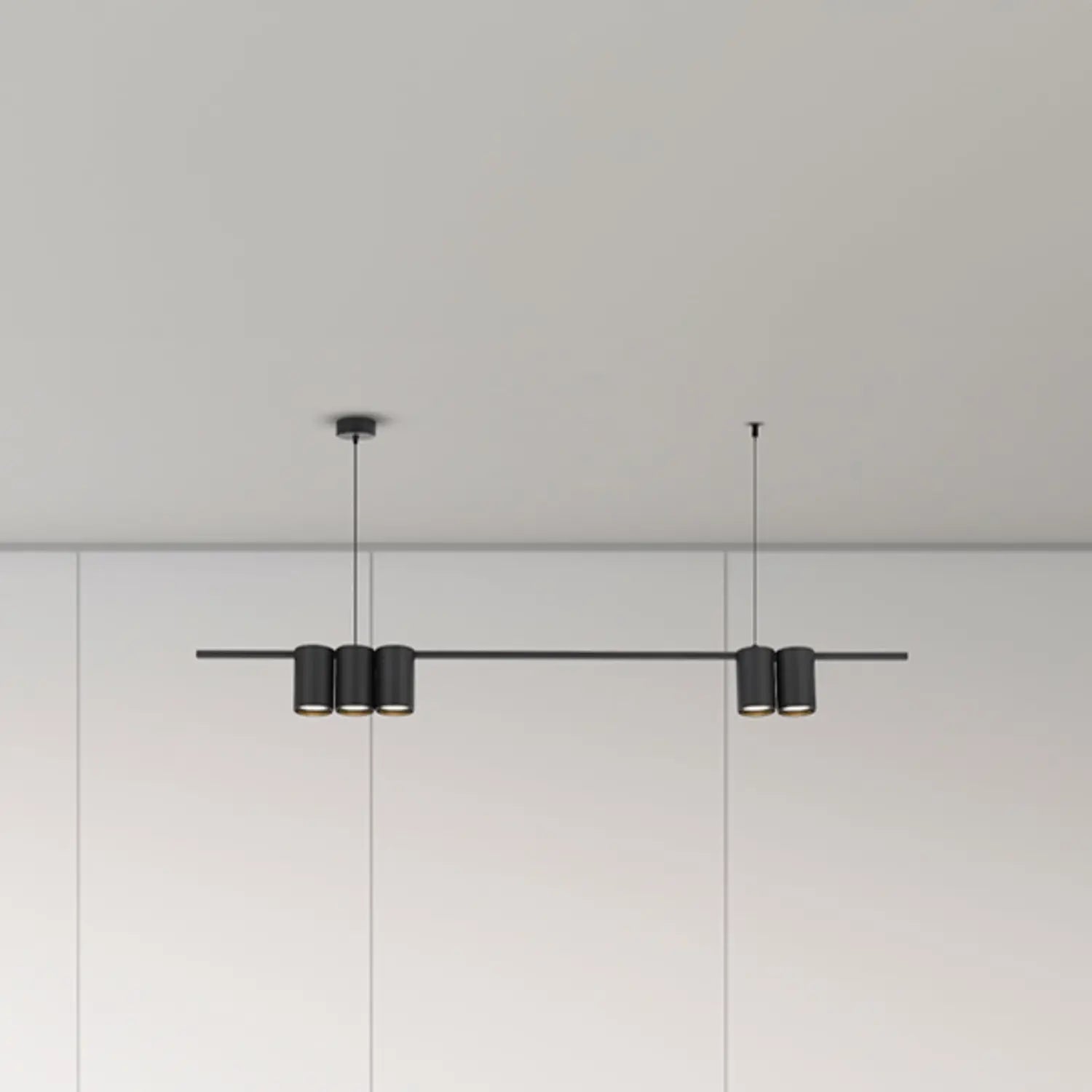 B-Ware Genesis Hängeleuchte Pendelleuchte Lampe Schwarz Aluminium Wohnzimmer 100 Cm - 5902693803676