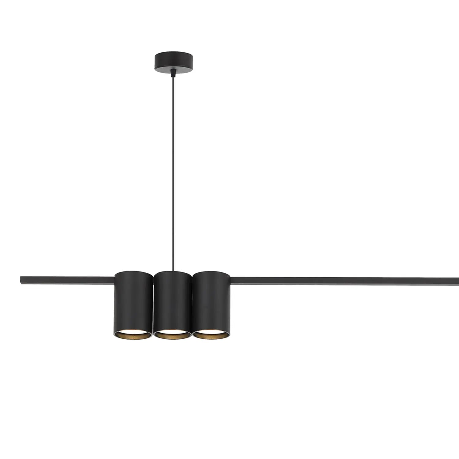 B-Ware Genesis Hängeleuchte Pendelleuchte Lampe Schwarz Aluminium Wohnzimmer 100 Cm - 5902693803676