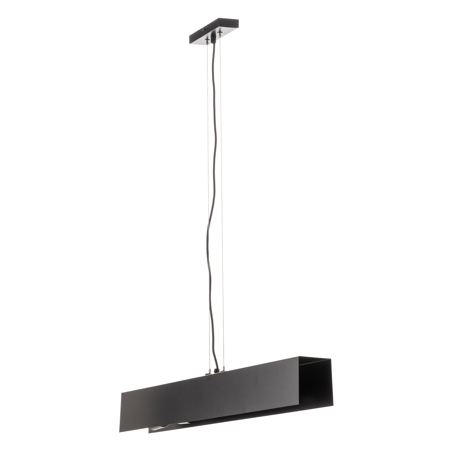 B-Ware Hängeleuchte Gentor 4 Pendelleuchte Leuchte Schwarz Stahl E27 Led Dimmbar 96 Cm - 5901738898530