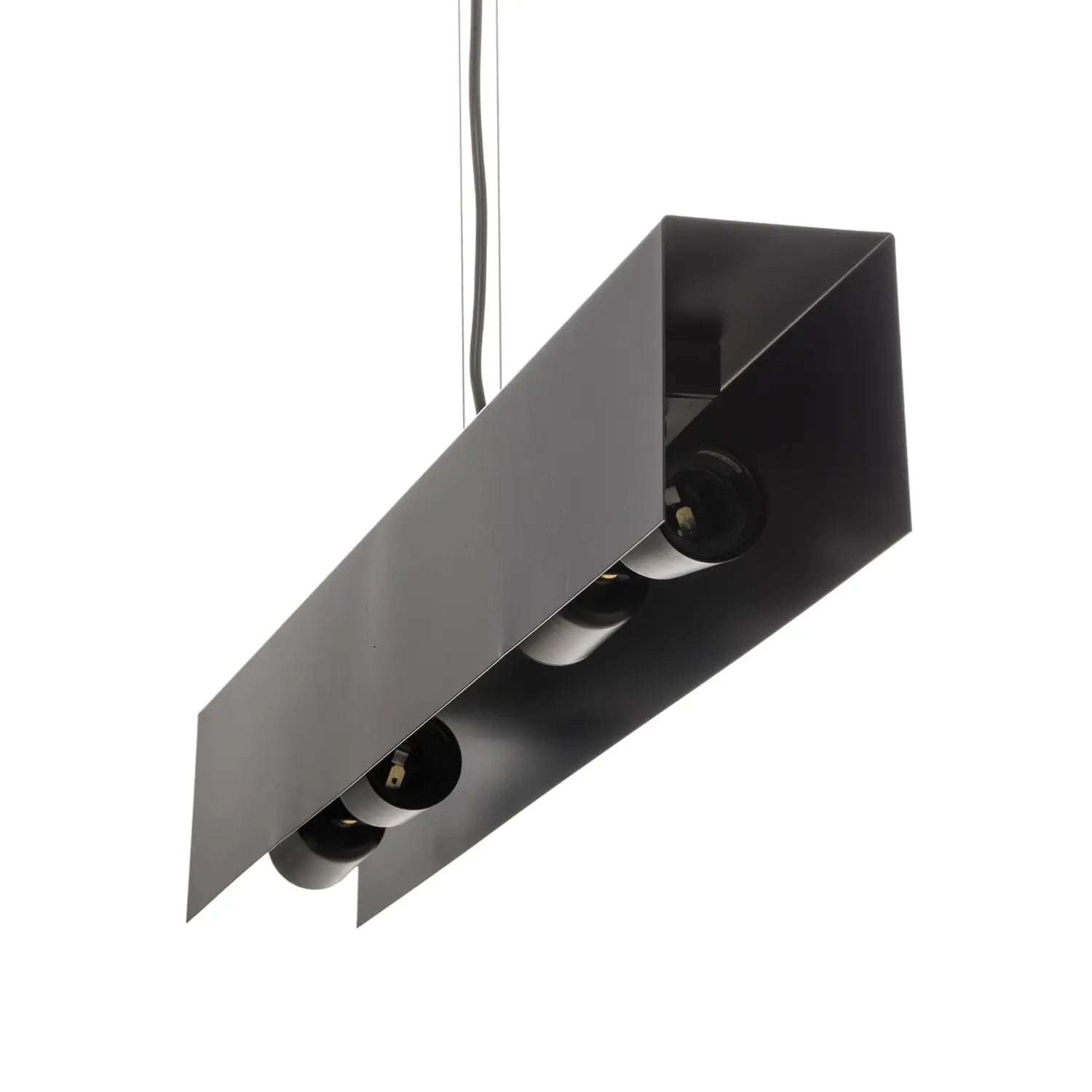 B-Ware Hängeleuchte Gentor 4 Pendelleuchte Leuchte Schwarz Stahl E27 Led Dimmbar 96 Cm - 5901738898530