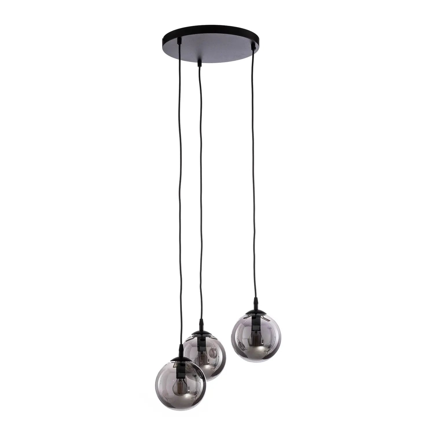 B-Ware Euluna Hängeleuchte Hängeleuchte Lampe Leuchte Glassy 3 Flammig E14 Rund Glas - 5901738919044