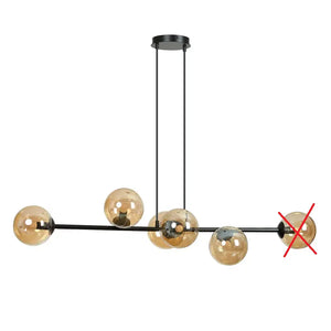 B-Ware Emibig Lighting Hängelampe Glassy Pendelleuchte Deckenlampe E14 Siehe Text/Foto