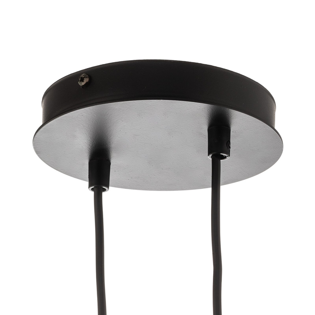 Euluna Hängeleuchte Hängelampe Lampe Leuchte Glassy 8 Flammig Glasschirm Grafit  B-Ware