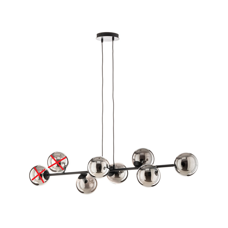 Euluna Hängeleuchte Hängelampe Lampe Leuchte Glassy Glasschirm Siehe Text/Foto B-Ware - 5901738918887