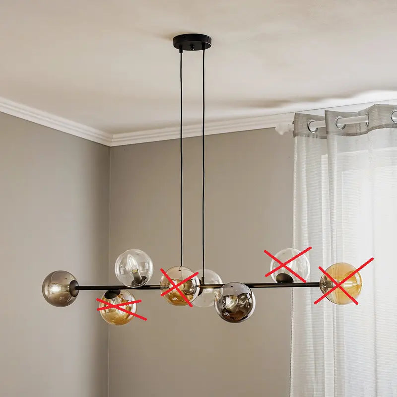 B-Ware Euluna Hängeleuchte Glassy Deckenlampe Pendelleuchte Amber Siehe Text/Foto - 5901738918900