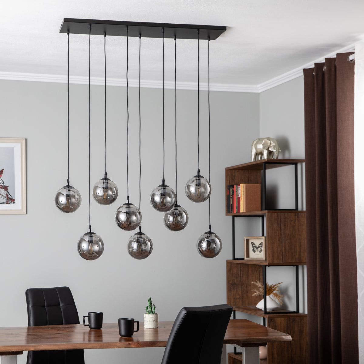 Euluna Hängeleuchte Glassy Hängelampe Pendelleuchte Lampe Leuchte 9-flammig Glas - 5901738900592