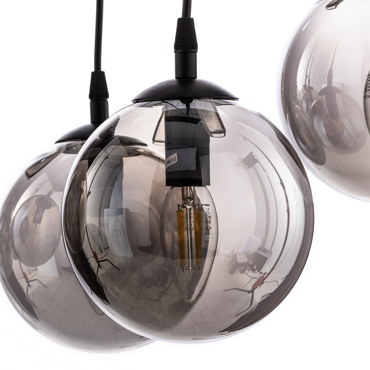 Euluna Hängeleuchte Glassy Hängelampe Pendelleuchte Lampe Leuchte 9-flammig Glas - 5901738900592