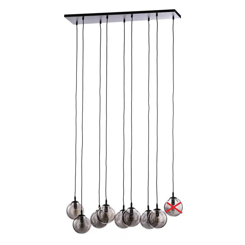 B-Ware Euluna Hängeleuchte Glassy Hängelampe Pendelleuchte 9 Flg Glas Siehe Text/Foto - 5901738900592