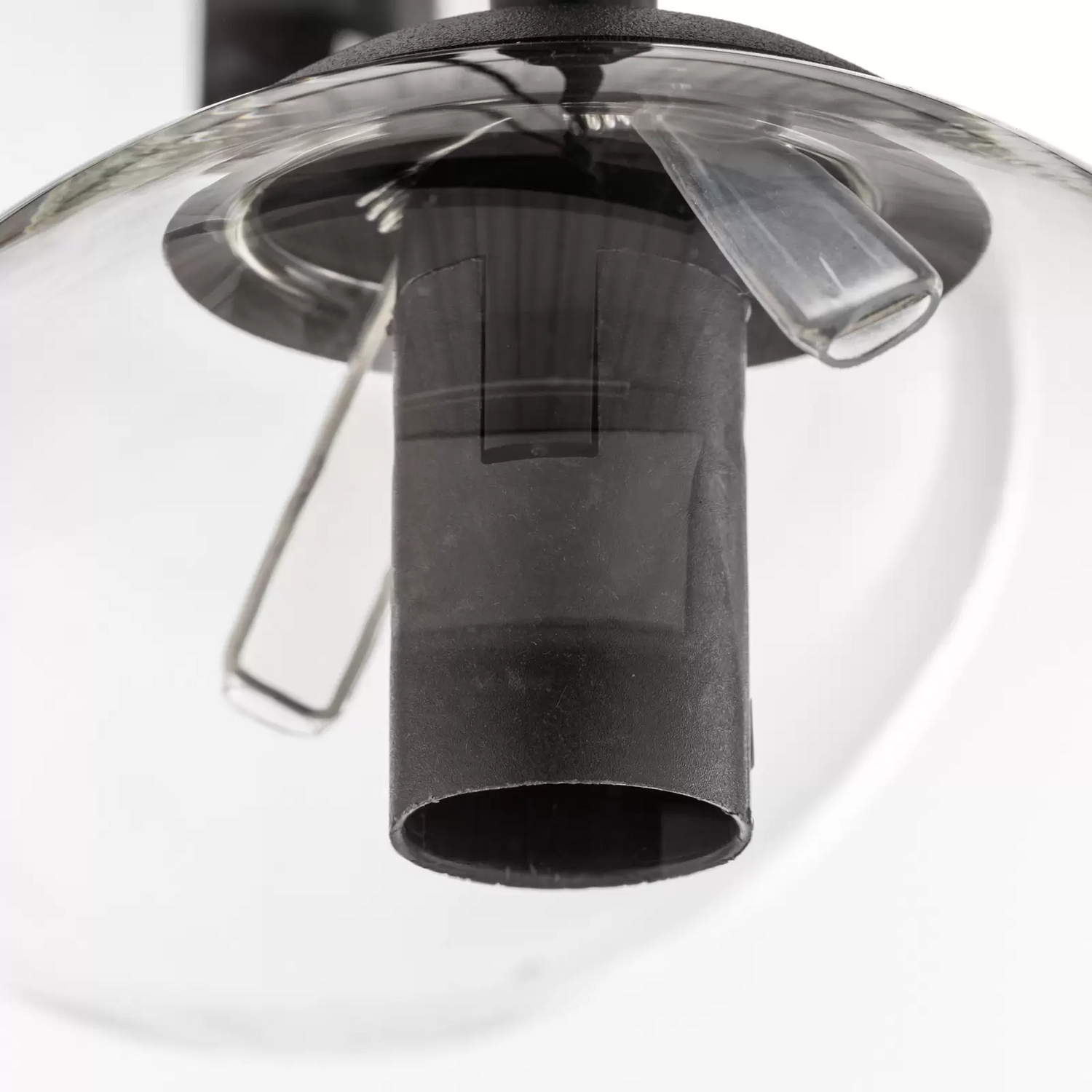 B-Ware Hängeleuchte Glassy  Schwarz Grafit Amber Klar E14 Deckenlampe Deckenleuchte - 5901738900615