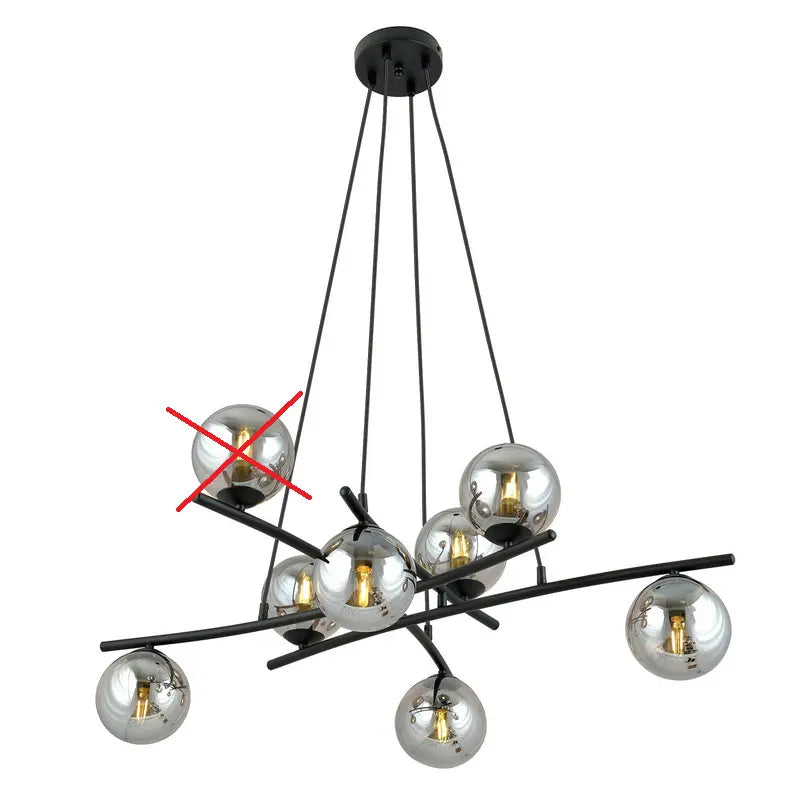 B-Ware Euluna Hängeleuchte Glassy Gekreuzt Glas Deckenlampe Lampe Siehe Text/Foto - 4251911783711