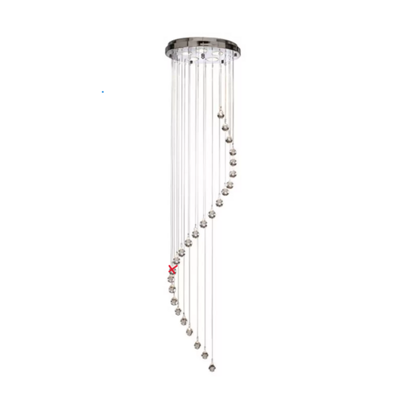 Searchlight Hängeleuchte Hallway Kristallbehang Pendelleuchte SIEHE TEXT/FOTO - 5013874352231