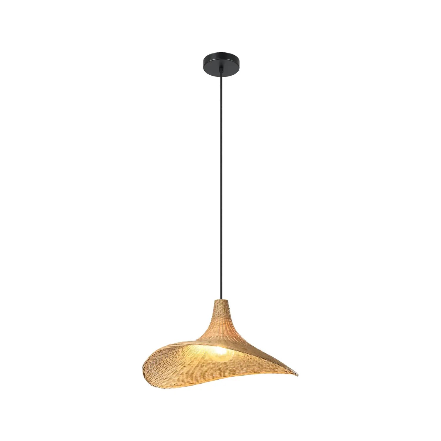 B-Ware Eglo Hängeleuchte Haxey Pendelampe Deckenlampe Leuchte Bambusschirm ø50cm57 - 9002759438692