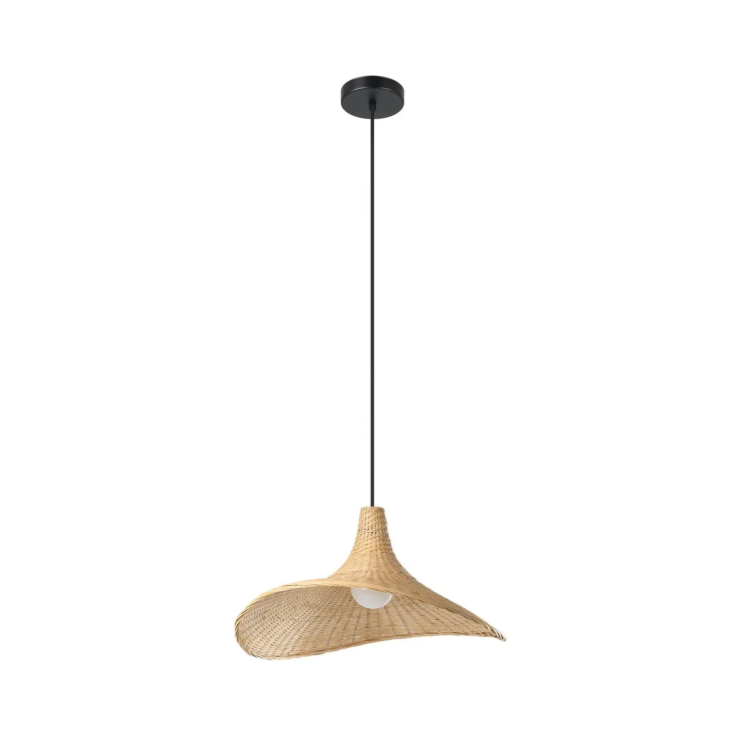 B-Ware Eglo Hängeleuchte Haxey Pendelampe Deckenlampe Leuchte Bambusschirm ø50cm57 - 9002759438692
