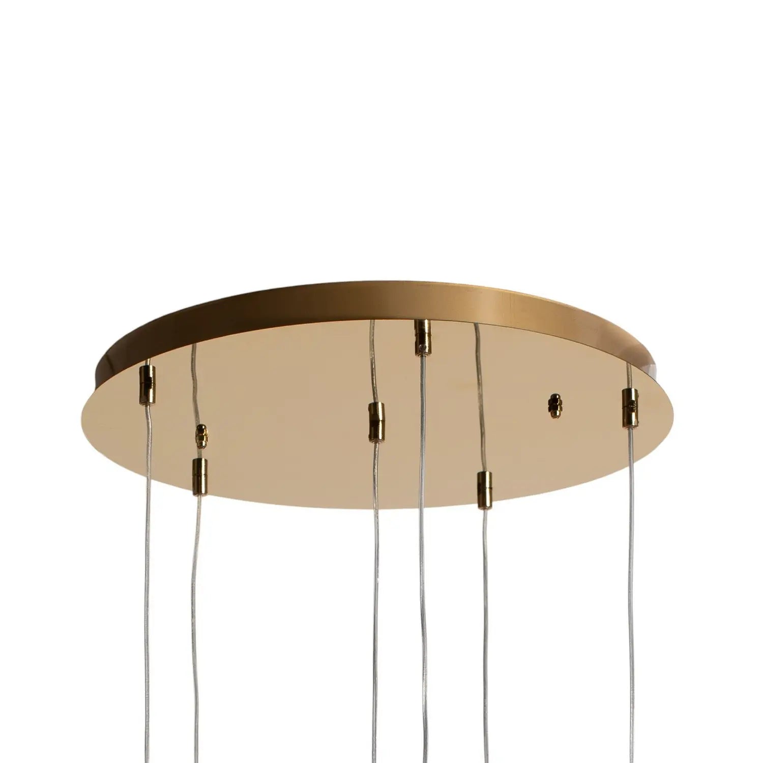 B-Ware Hängeleuchte Herman Pendelleuchte Lampe 6 Flammig Goldfarben ø 57 Cm Glas - 8698525682591