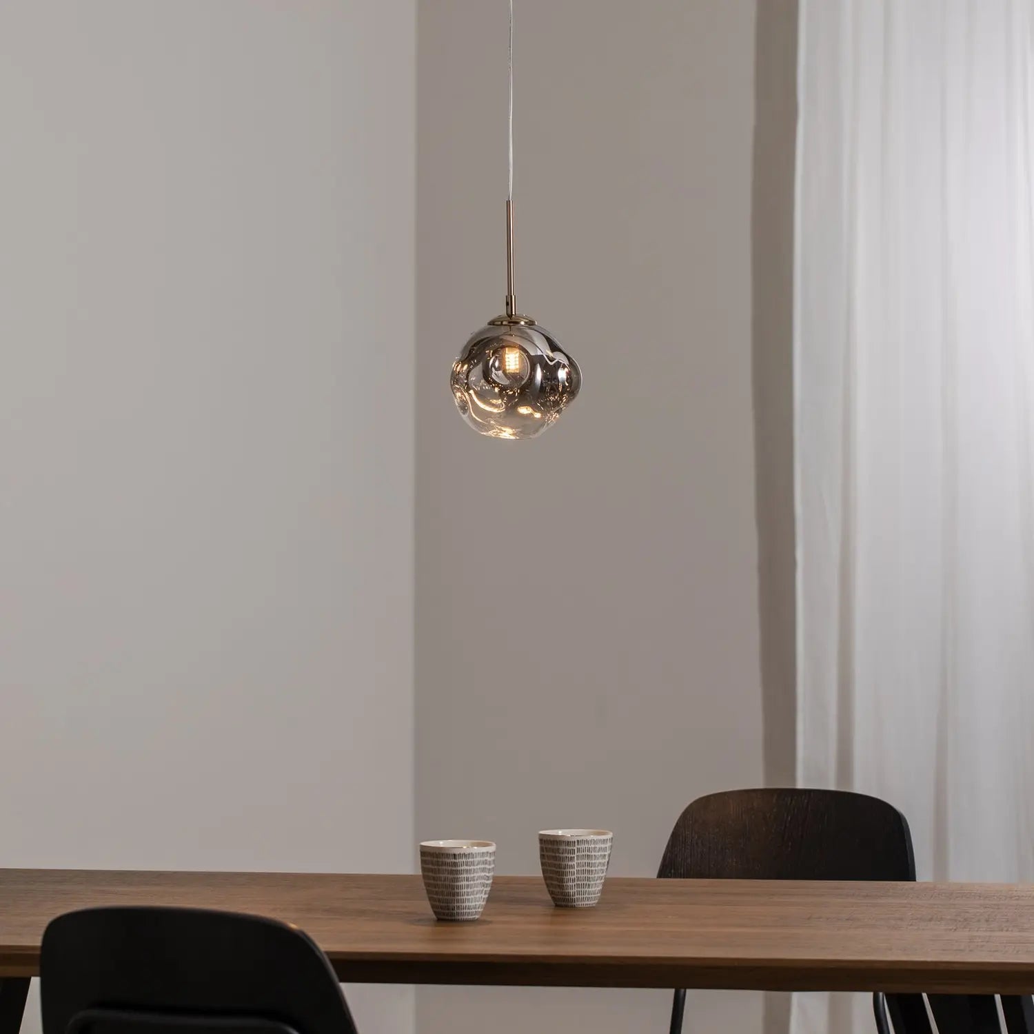 B-Ware Lucea Herman Hängeleuchte Pendelleuchte Lampe Goldfarben Glas Eisen 18 Cm - 8698525682584