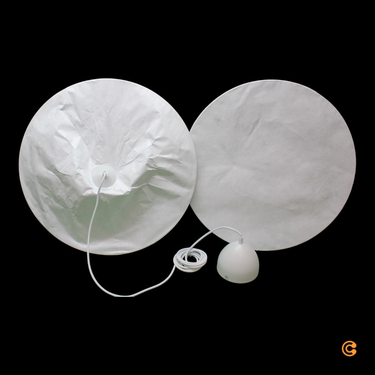 DFTP by Nordlux Hill Hängeleuchte Pendelleuchte Lampe weiß Tyvek 55 cm - 5704924018299