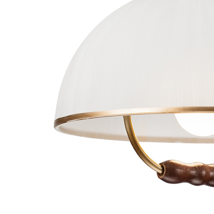 Lamkur Lighting Hängeleuchte Pendelleuchte Ilsa Lampe Weiß Gold 30cm B-Ware - 5907687447492