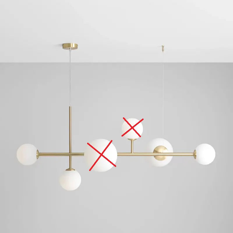 B-Ware Hängeleuchte Joel Hängelampe Deckenlampe Deckenlicht 6 Flammig Siehe Text/Foto - 5904798654450