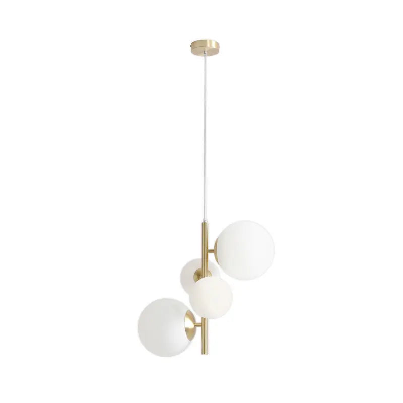 B-Ware Aldex Hängeleuchte Joel Deckenlampe Pendelleuchte Messing/Weiß 4 Flammig E2892 - 5904798654474