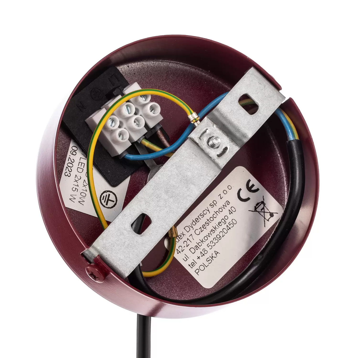 B-Ware Hängeleuchte Joel Weinrot Weiß Vierflammig Deckenlampe Lampe Leuchte Spot Licht - 5904798656744