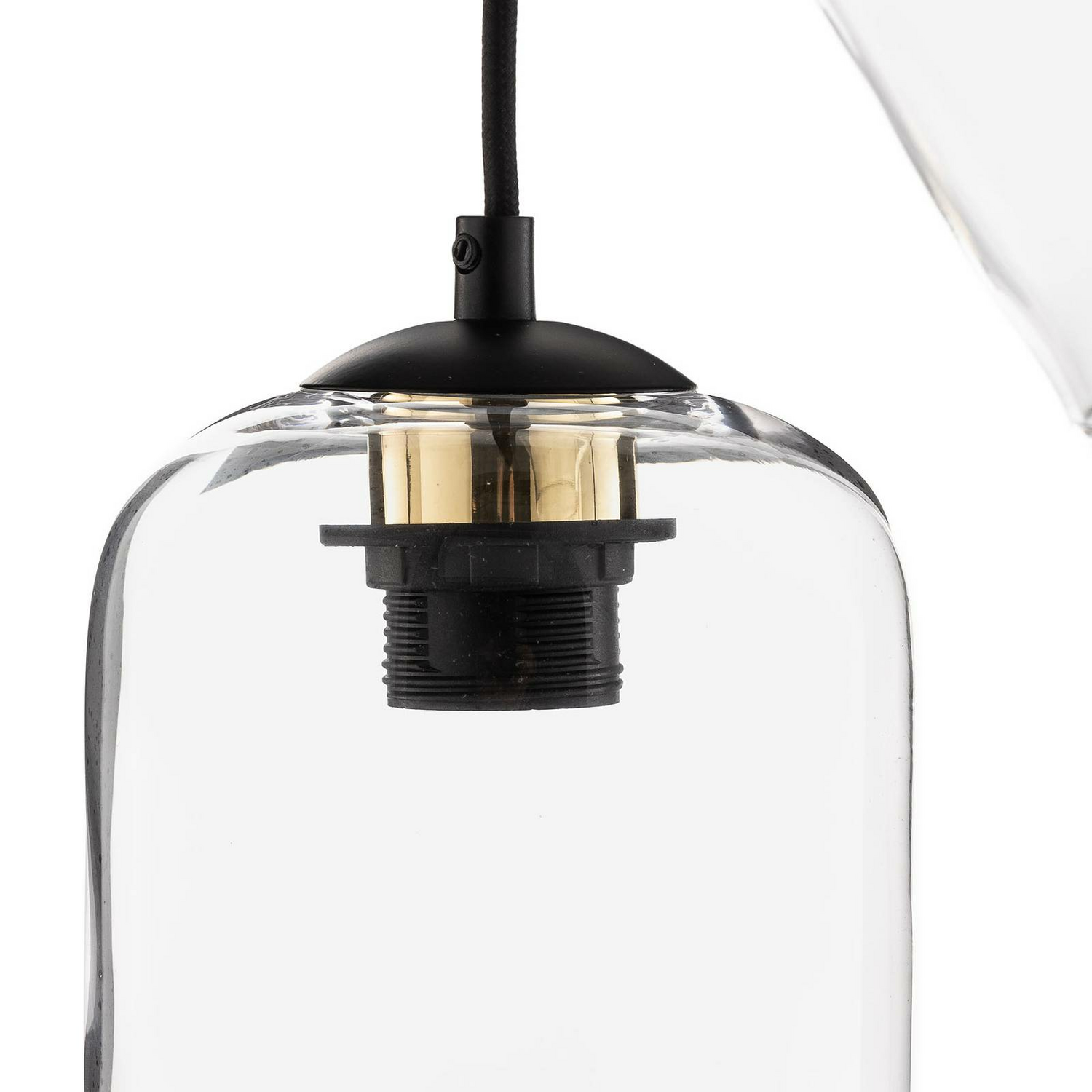 B-Ware Euluna Hängeleuchte Kaja Hängelampe Deckenlampe E27 Dreiflammig Glasschirme Klar - 5902553221084