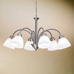 B-Ware Hängeleuchte Kinga Hängeleuchte Lampe Leuchte Deckenlampe 6-flammig E14 nickel