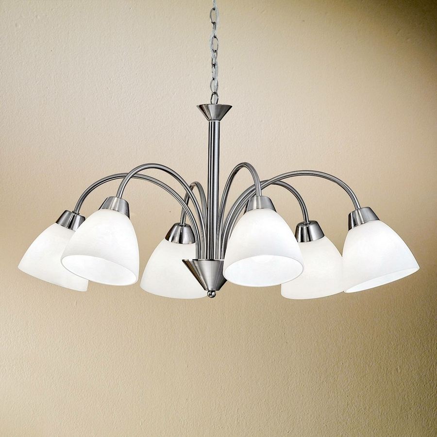 Hängeleuchte Kinga Hängeleuchte Lampe Leuchte Deckenlampe 6 Flammig E14 Nickel B-Ware - 9003090219292