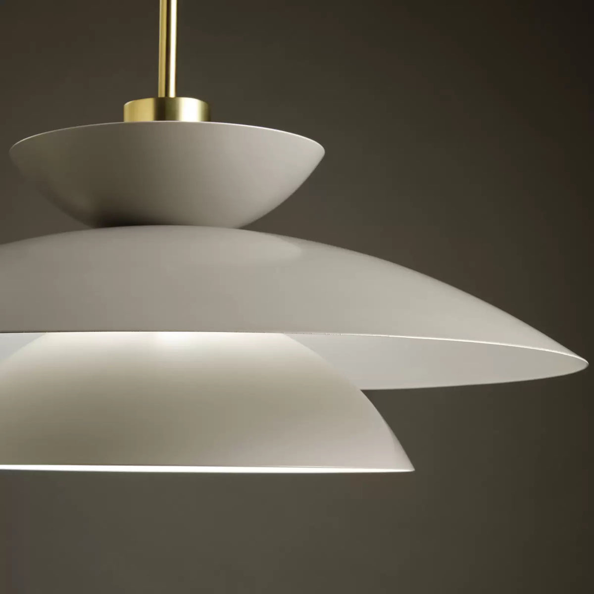miloox by Sforzin Hängeleuchte Kloé Hängelampe Lampe taubengrau Ø 60 cm Metall - 8050612949510