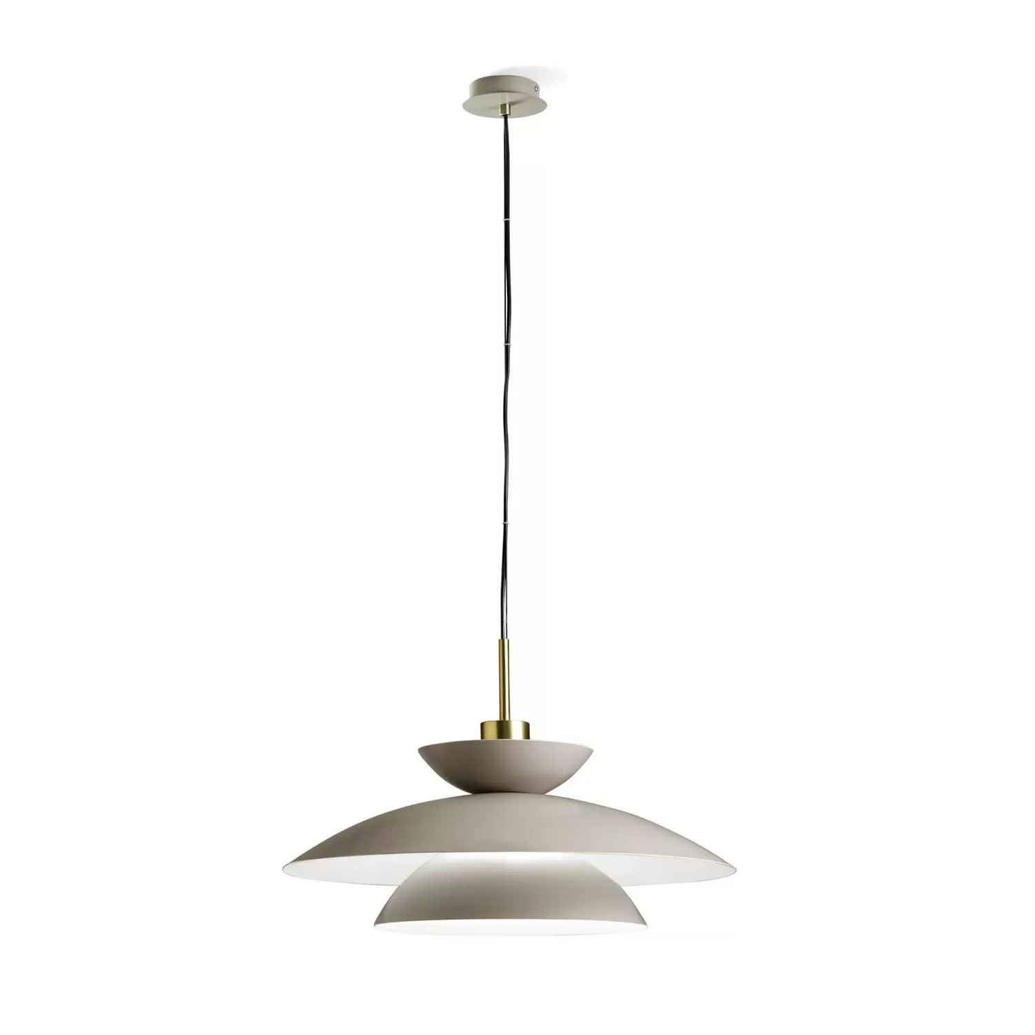 Miloox By Sforzin Hängeleuchte Kloé Hängelampe Lampe Taubengrau ø 60 Cm Metall B-Ware - 8050612949510