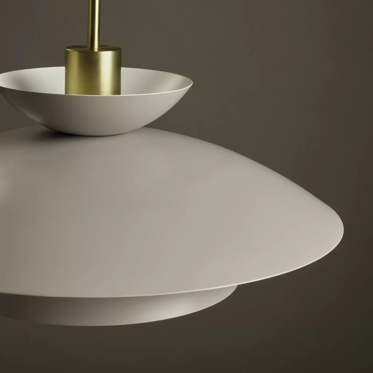 miloox by Sforzin Hängeleuchte Kloé Hängelampe Lampe taubengrau Ø 60 cm Metall - 8050612949510