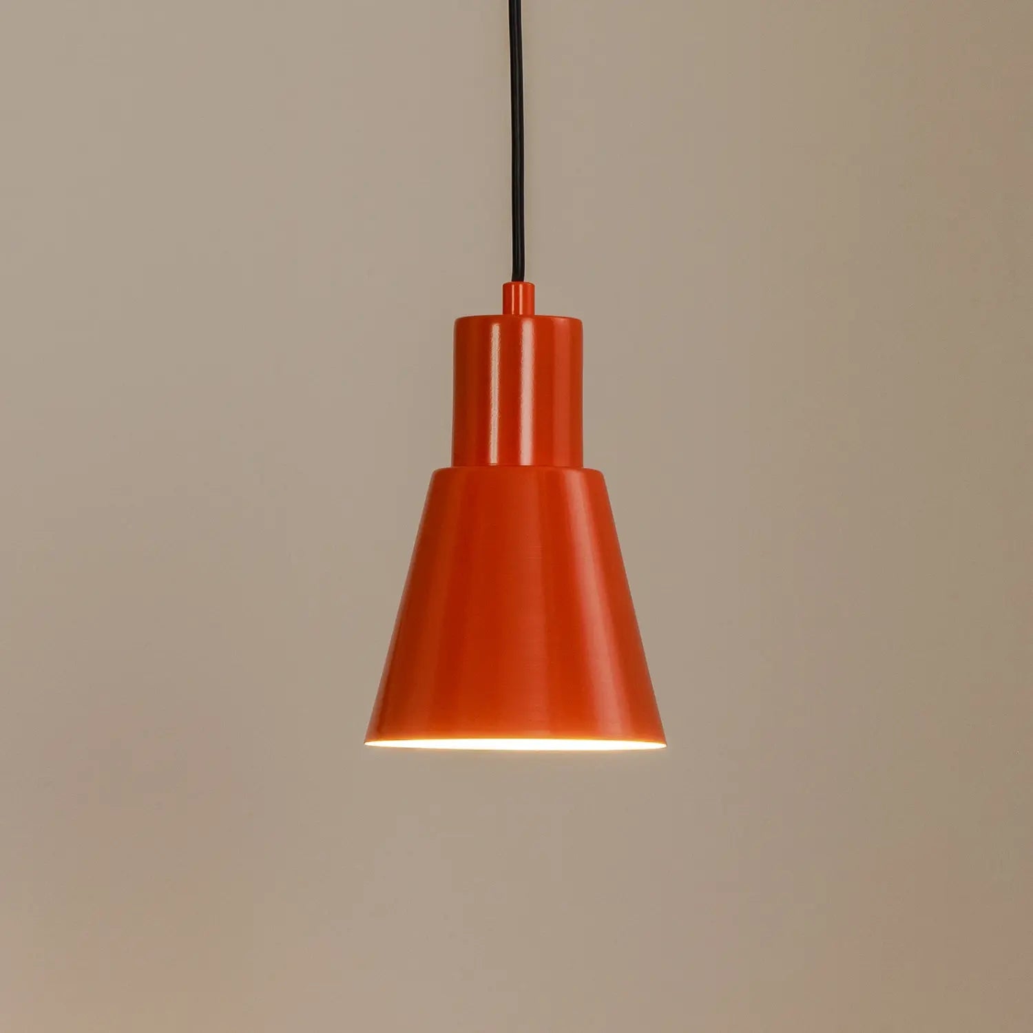 B-Ware Hängeleuchte Pendelleuchte Konikkem Orange Metall Leuchte Lampe E27 Led ø 14 Cm - 8684283485819