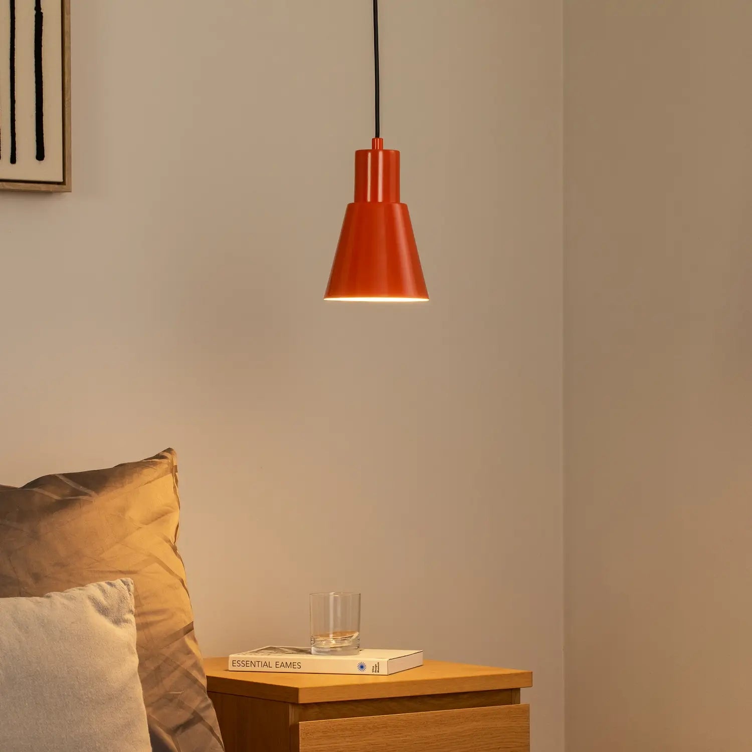 B-Ware Hängeleuchte Pendelleuchte Konikkem Orange Metall Leuchte Lampe E27 Led ø 14 Cm - 8684283485819