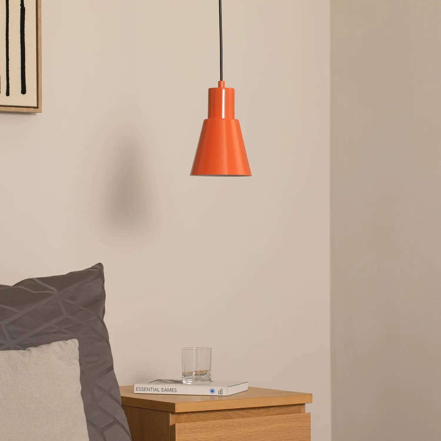 B-Ware Hängeleuchte Pendelleuchte Konikkem Orange Metall Leuchte Lampe E27 Led ø 14 Cm - 8684283485819