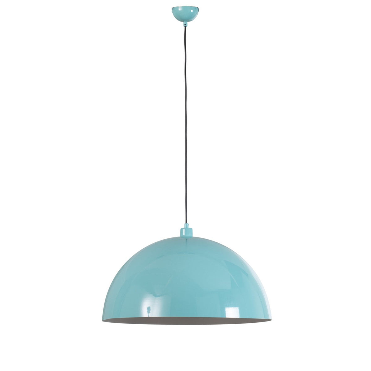 Opviq Kure Hängeleuchte Pendelleuchte türkis Metall Ø 60 cm E27 Esszimmerlampe - 8684283485673