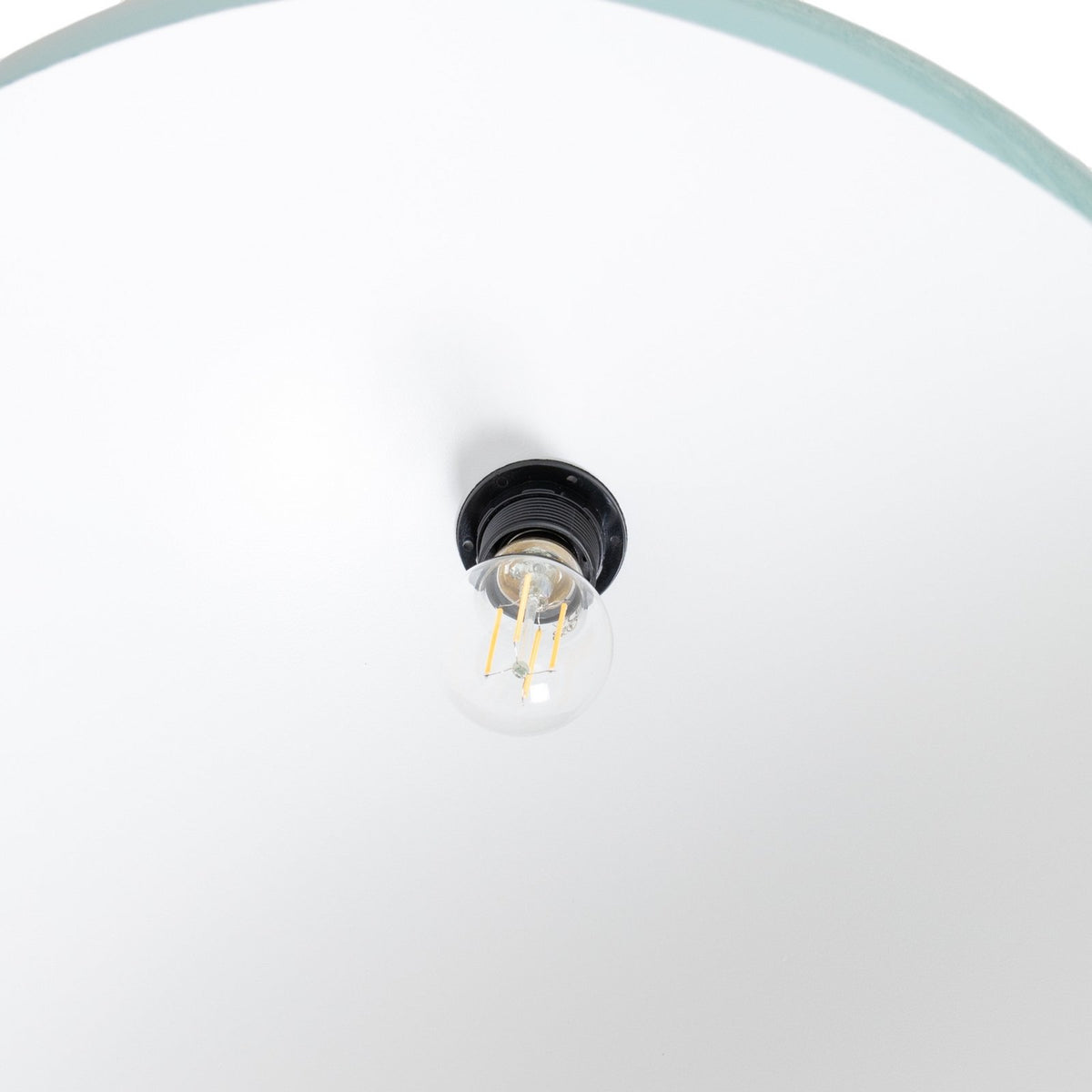 Opviq Kure Hängeleuchte Pendelleuchte türkis Metall Ø 60 cm E27 Esszimmerlampe - 8684283485673